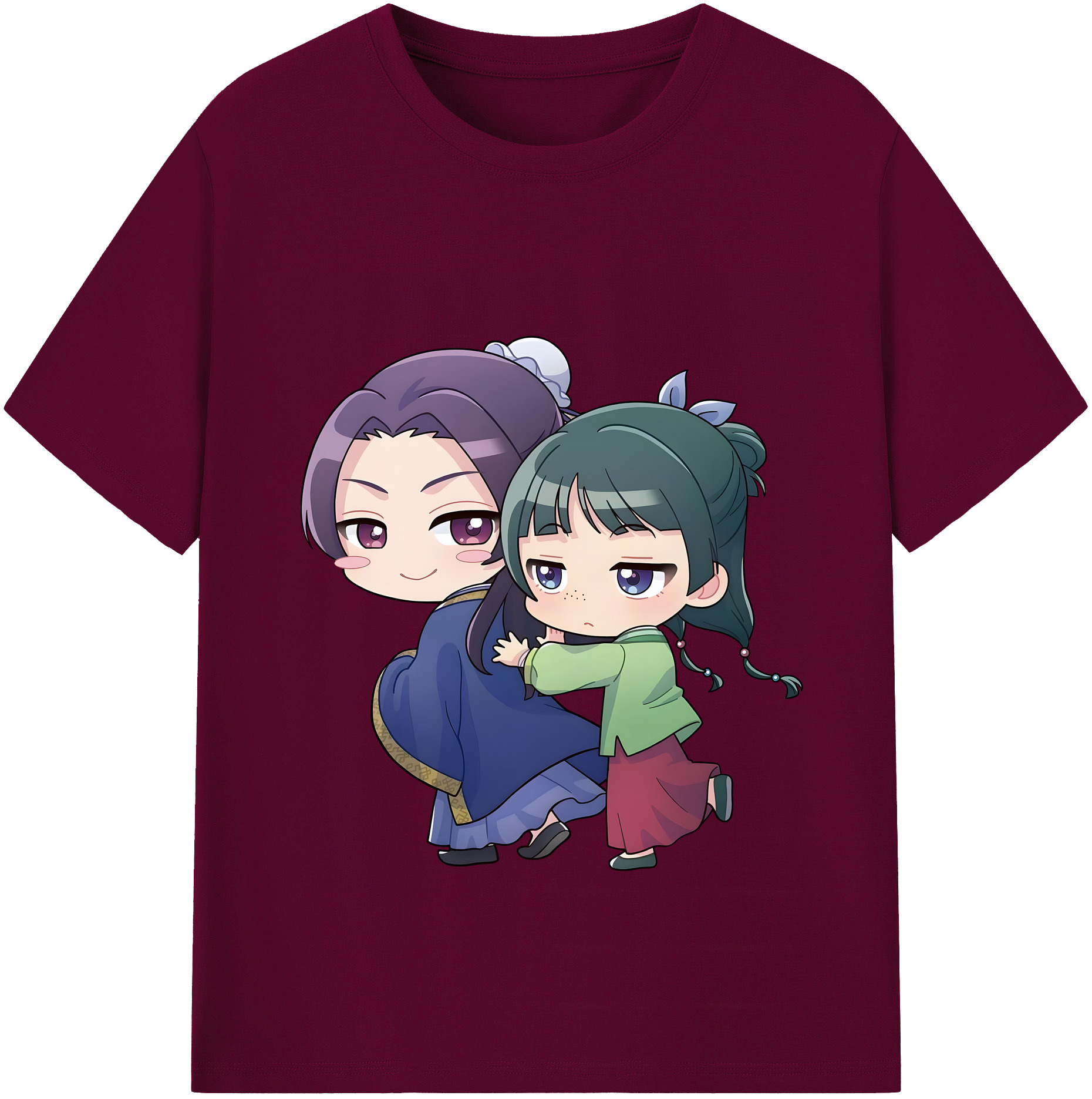 （画像用） 薬屋のひとりごと The Apothecary Diaries レディースカジュアルプリントTシャツ（綿100％）